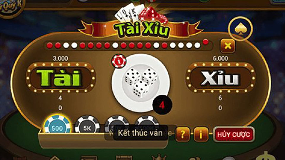 game tài xỉu rút tiền mặt